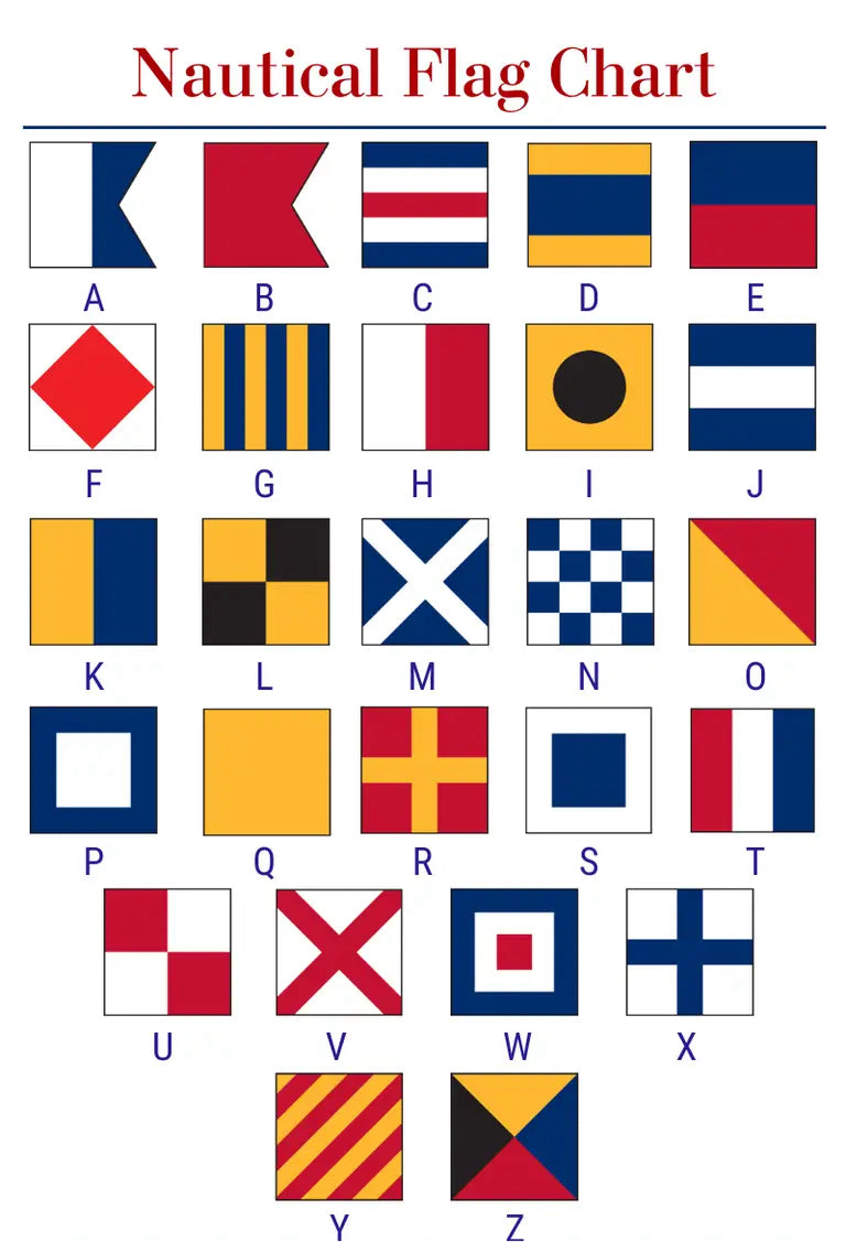 Avalon Nautical Flag Crewneck