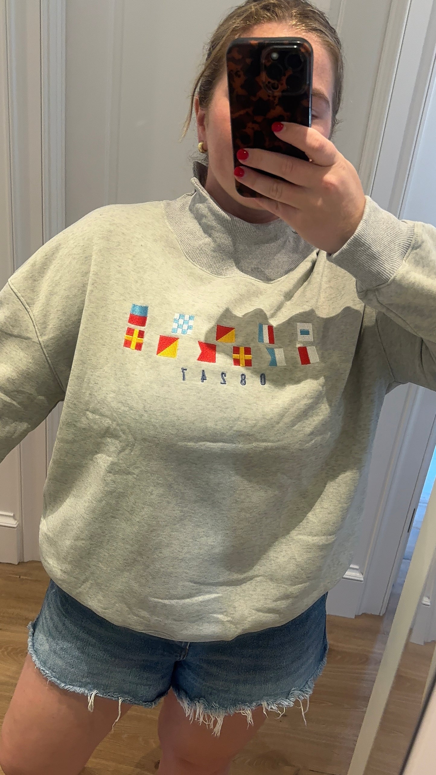 Stone Harbor Flag Crewneck