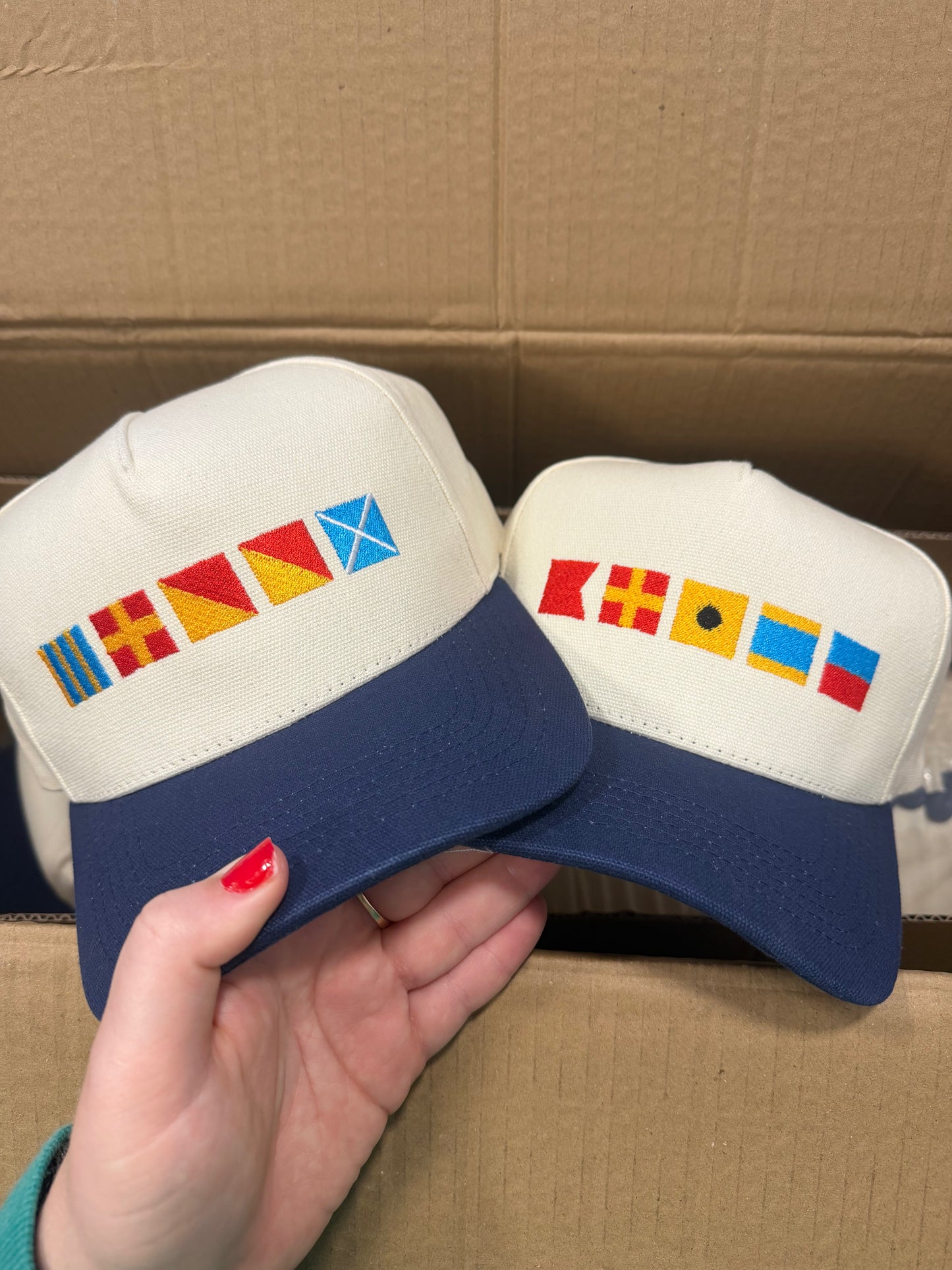 BRIDE/GROOM - Nautical Alphabet Flag